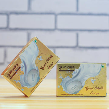 Bhuvika Goat Milk Soap - Pure Goat Milk for Soft, Glowing Skin