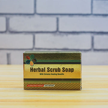 Glow Naturally with Bhuvika Herbal Scrub Soap