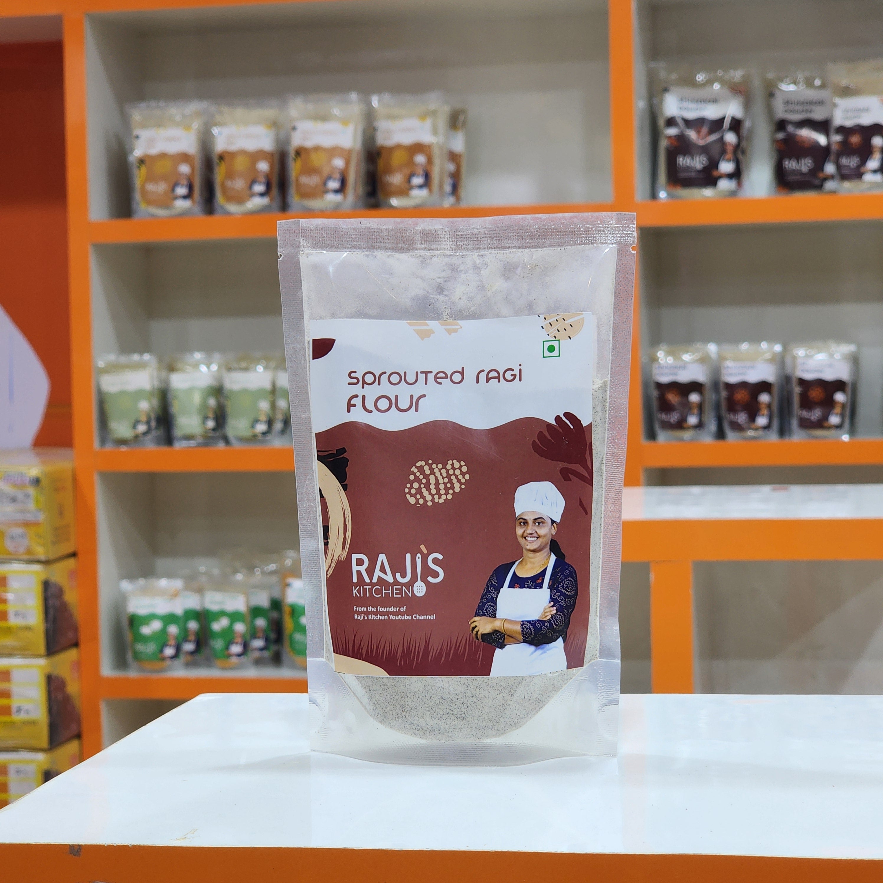 Aprouted Ragi Sprouted Ragi Flour - Nature's Powerhouse for Health and Vitality