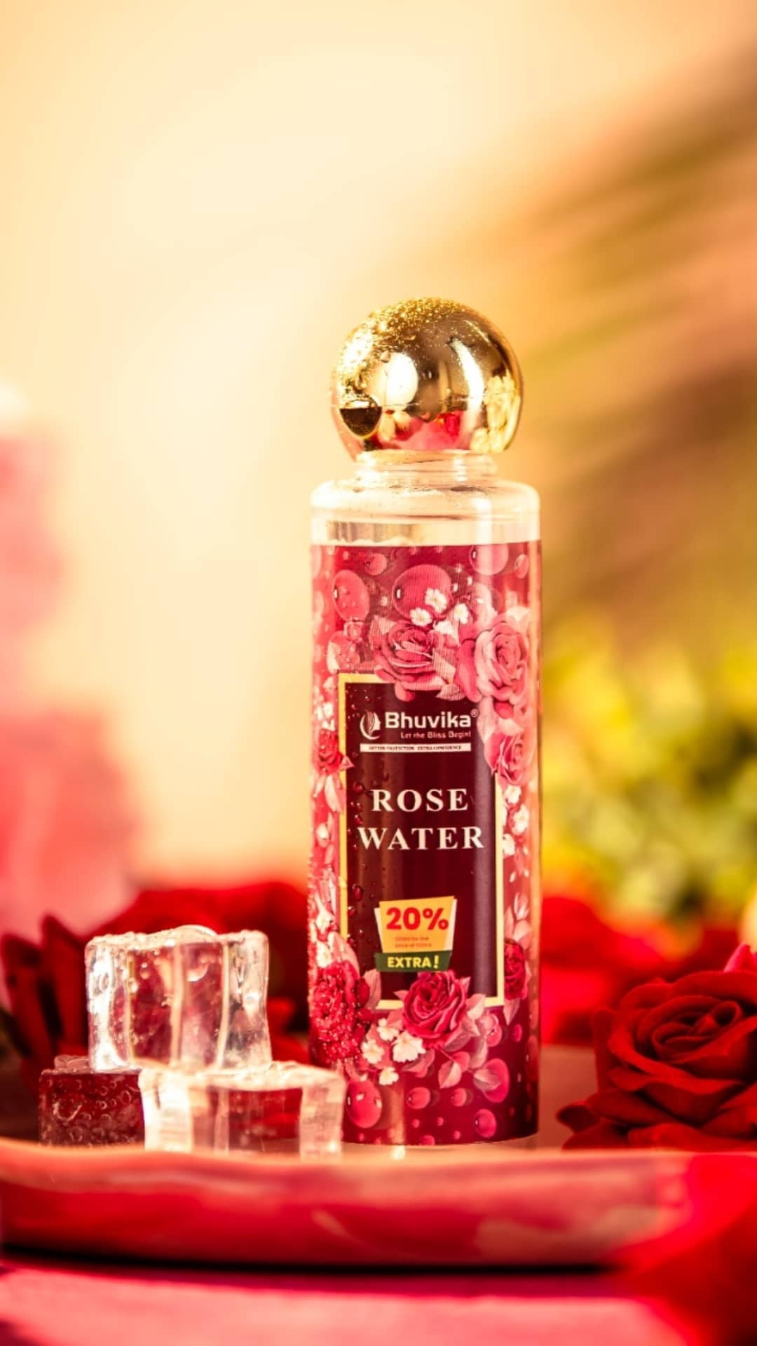 bhuvika pure herbal red rose