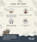 how to use arappu powder