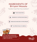 ingredients of biriyani masala