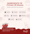 ingredients of chicken 65 masala