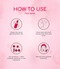 how to use face spray