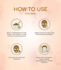 how to use herbal face pack powder