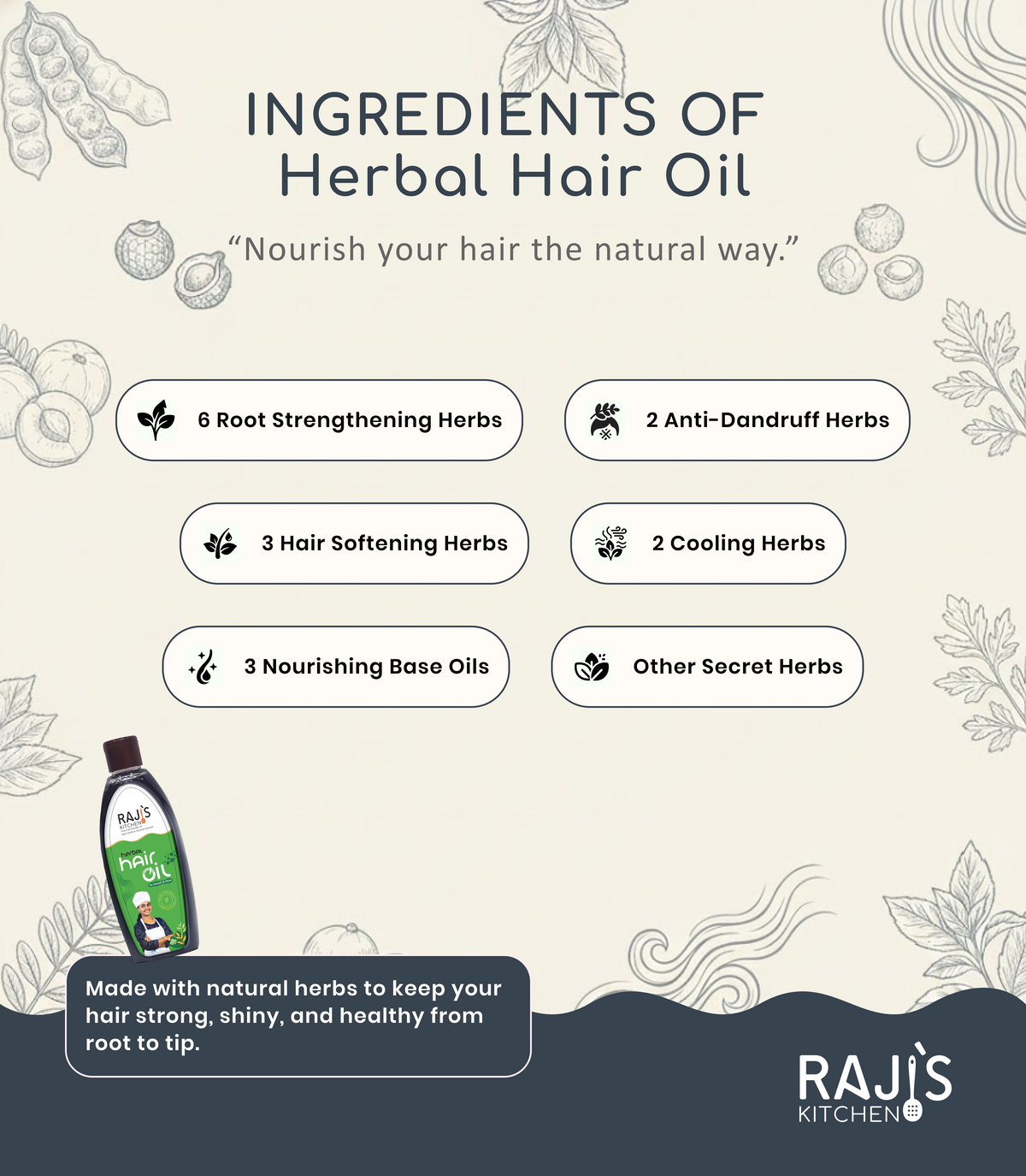 ingredients of hair oil