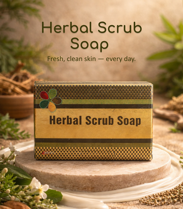 herbal scrub soap