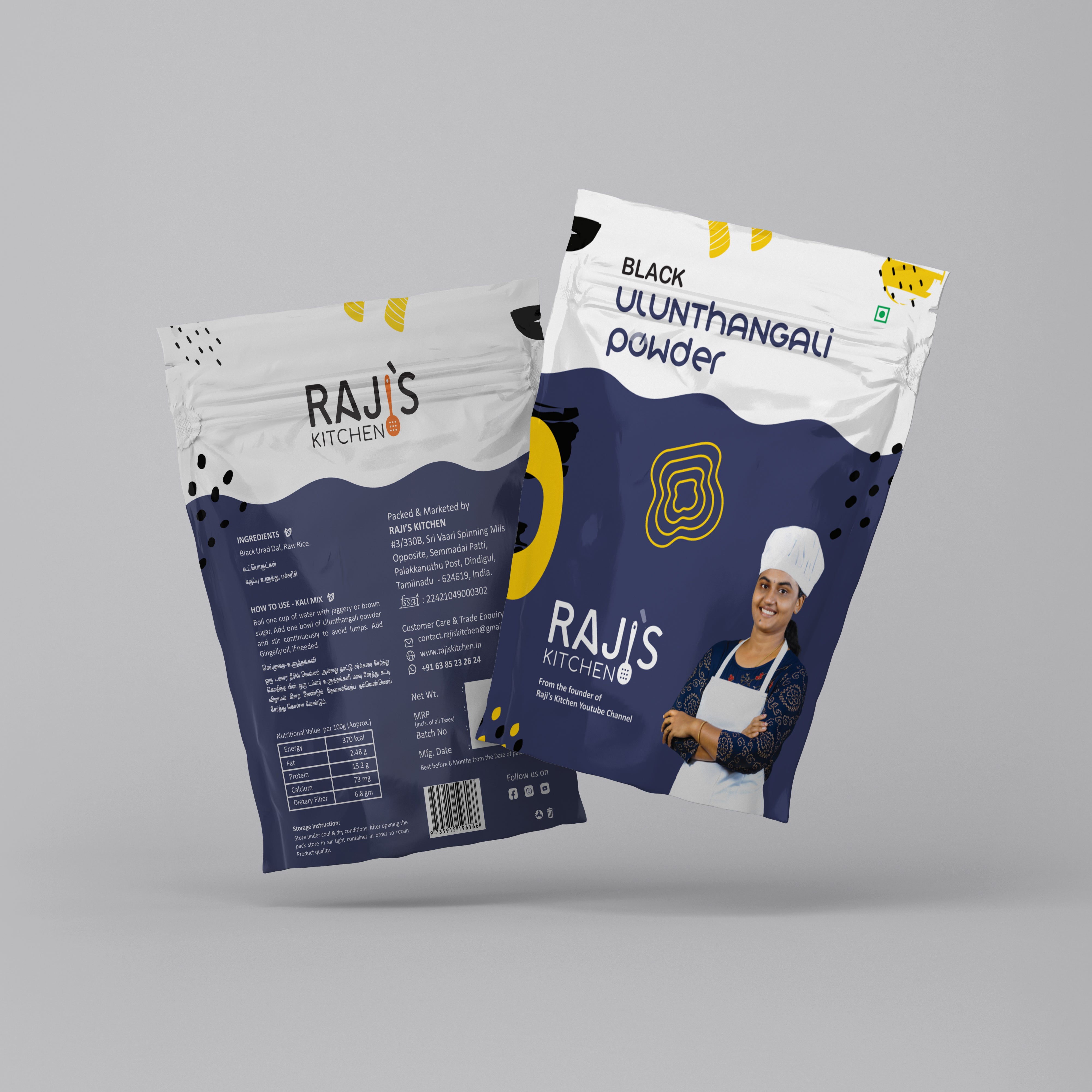 Buy Black Uluthangali Powder online | Rajis Kitchen