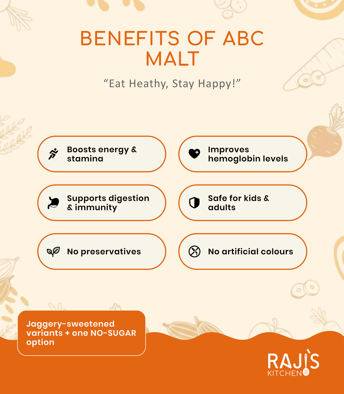 Health Drink Combo – Natural Malt Pack | Raji’s Kitchen