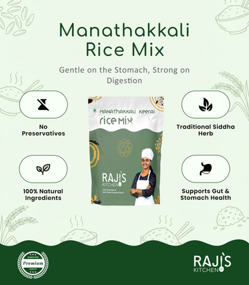 manathakkali keerai rice mix