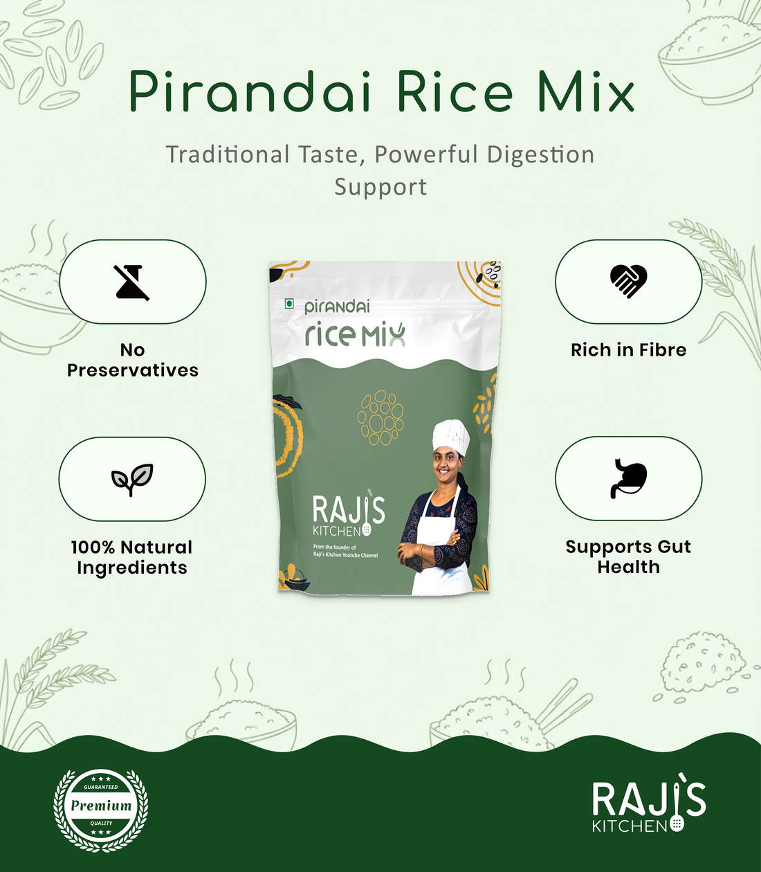 pirandai rice mix