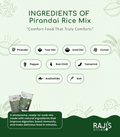 ingredients of pirandai rice mix