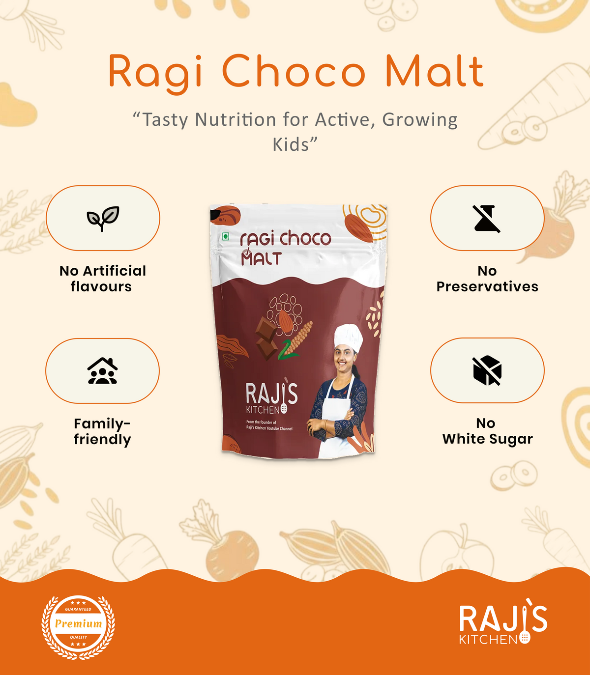 Buy Ragi Choco Malt online | Rajis Kitchen