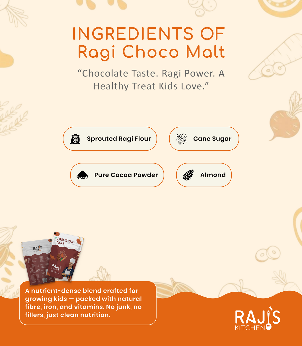 Buy Ragi Choco Malt online | Rajis Kitchen