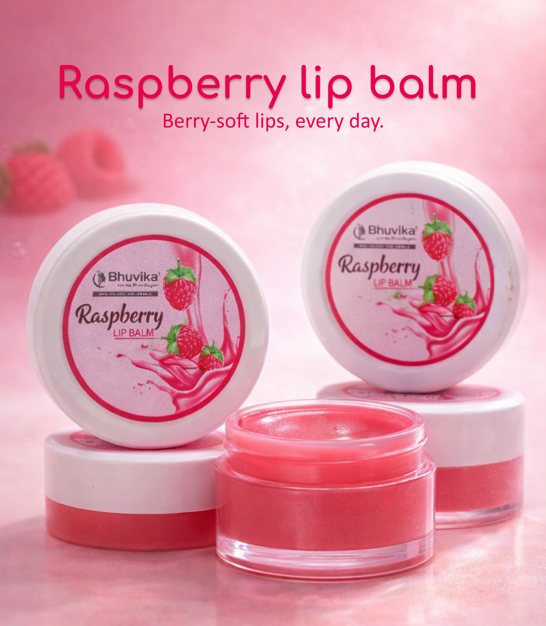 raspberry lip balm
