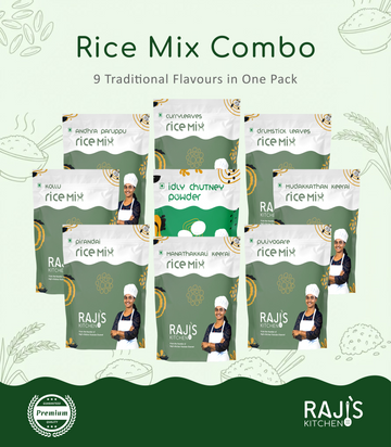 Perfect Rice Every Time with Raji's Kitchen Rice Mix Combo