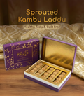 Sprouted Kambu Laddu in the packaging box