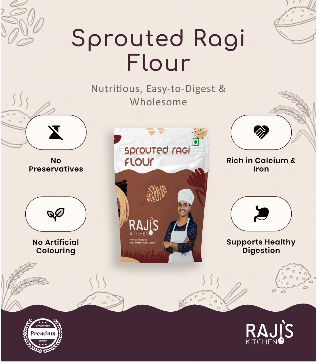 sprouted ragi flour