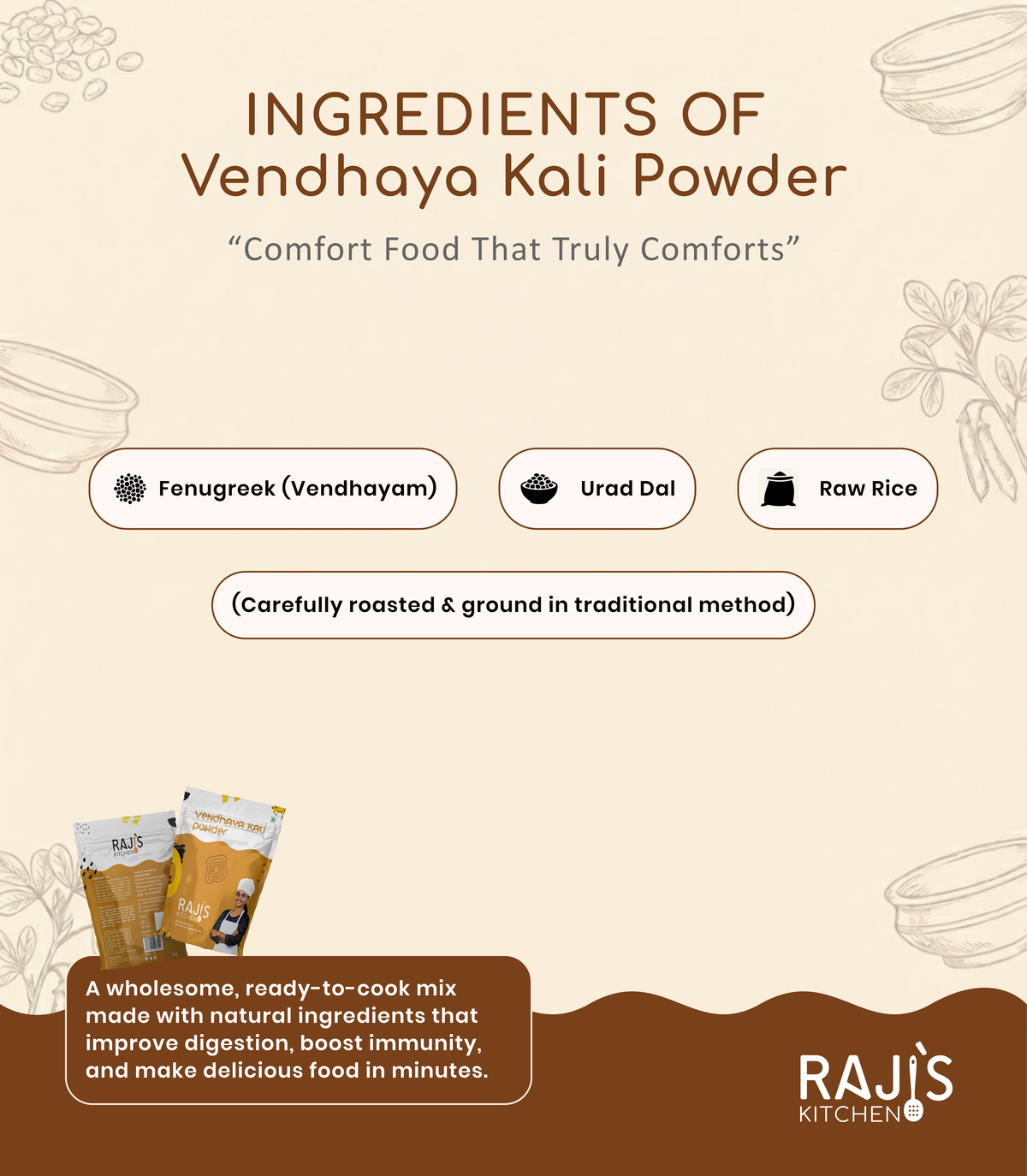 ingredients of vendhaya kali powder